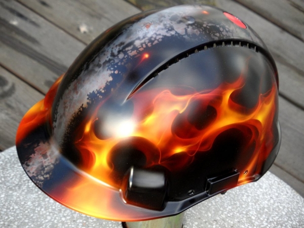 True Fire Helmet 1/4 001 by GhostDesign