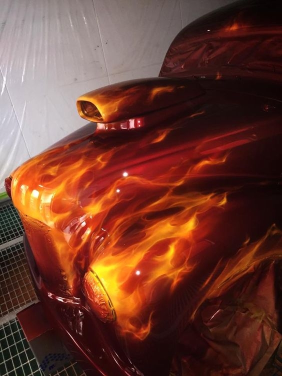 Killer Paint Airbrush real flames - Favorite Art