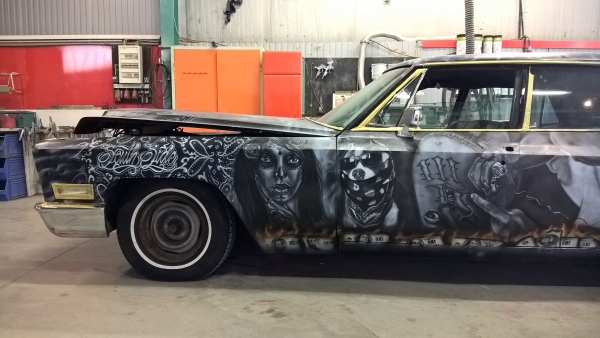 Chicano Art on Cadillac ...4 - Cars