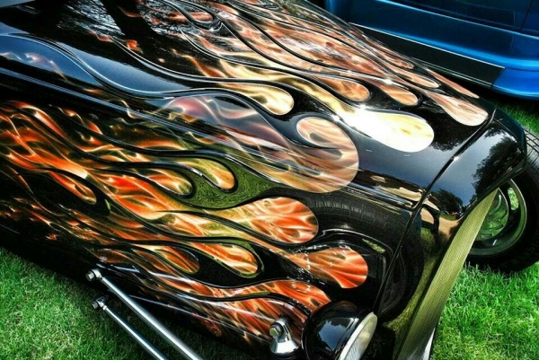 Pure "Kustom Kulture" baby.. - Kustom Airbrush