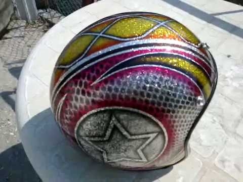 Biltwell #Metalflake #Airbrush #Helmet - YouTube - Airbrush Videos