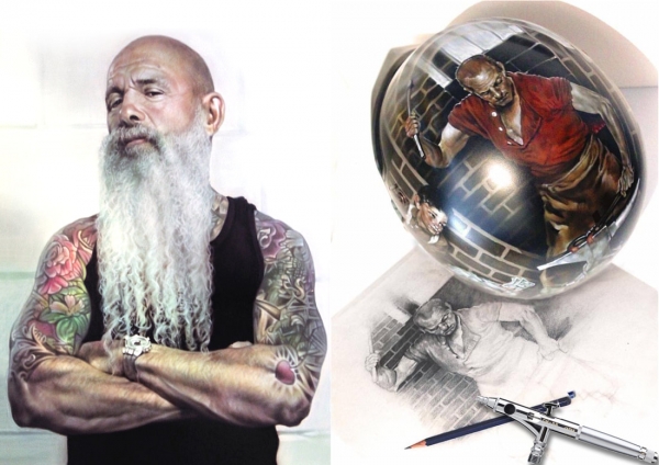 Awesome Man! http://www.justairbrush.com/airoilandlead - Airbrushing and Custom paint - Photorealism