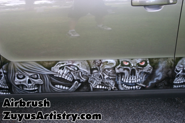 Airbrush on Kia Soul