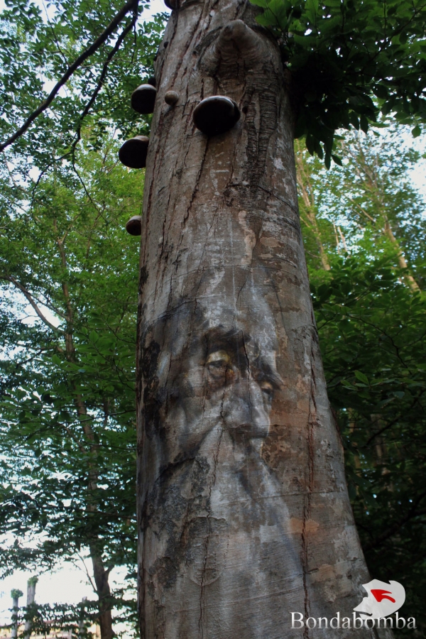 Woodland monument