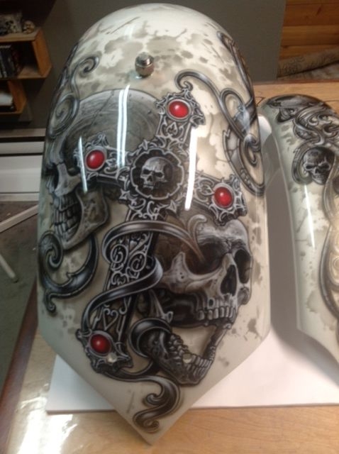 Once again, #Skulls - Kustom Airbrush