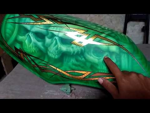 TUTORIAL belajar airbrush !!! Semprotan penbrush kecil atau halus // PONDOH CUSTOM // 2017 - Tutorials