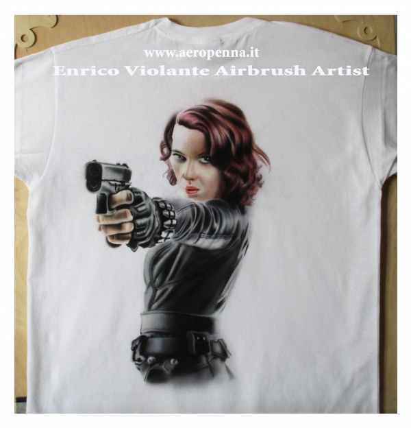 airbrush on t-shirt