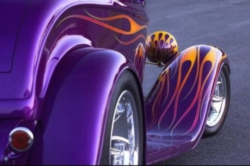 Old Style, Old school #Flames - Kustom Airbrush