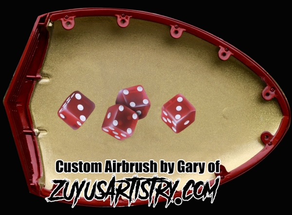 Dice under the hood - Kustom Airbrush