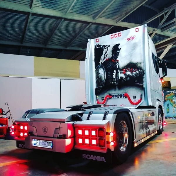 Scania Show Truck - The Spartan, by ArteKaos - ArteKaos Airbrush