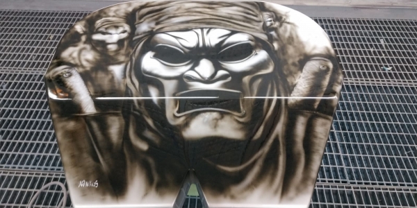 Detail: The #Spartan - by ArteKaos Airbrush