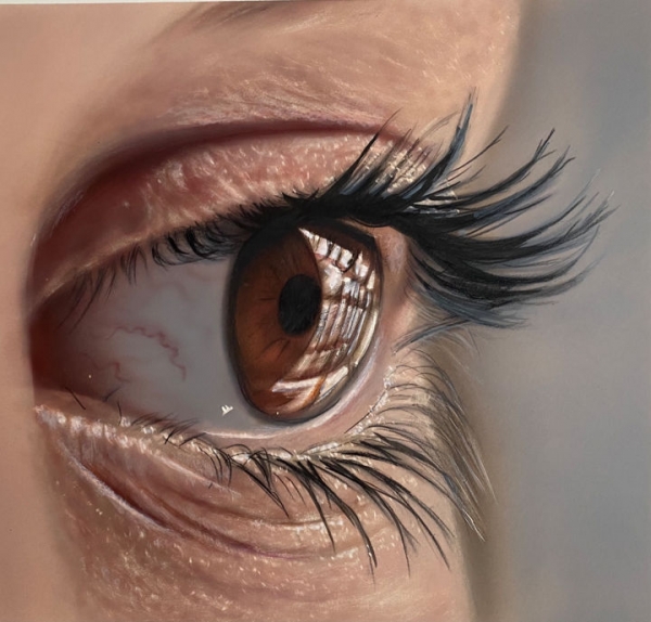 Photorealistic Eye, Painting by Dolgor Dugarova (Dolgor Art) | Artmajeur