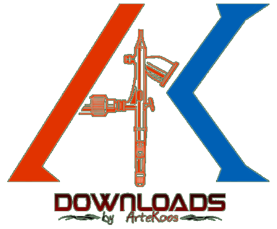 ArteKaos Downloads - Free Airbrush and Art Files Database - Follow Me