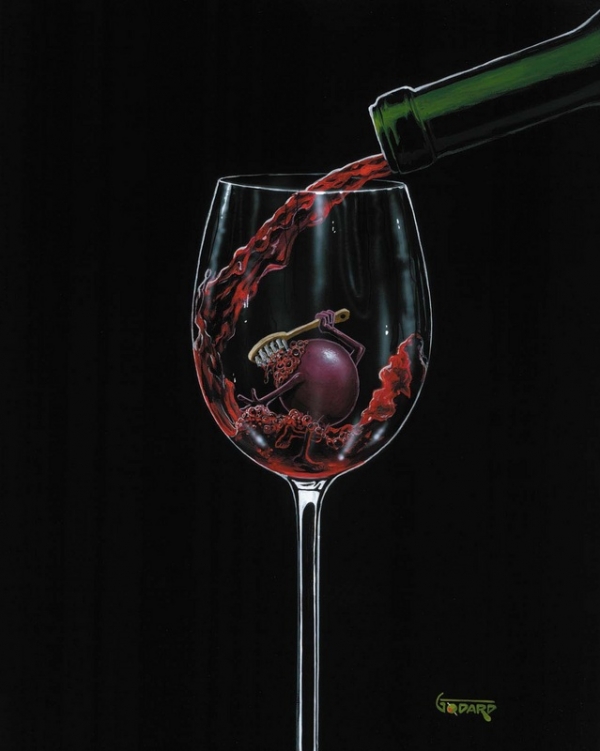 Wine - Michael Godard - Favorite Art