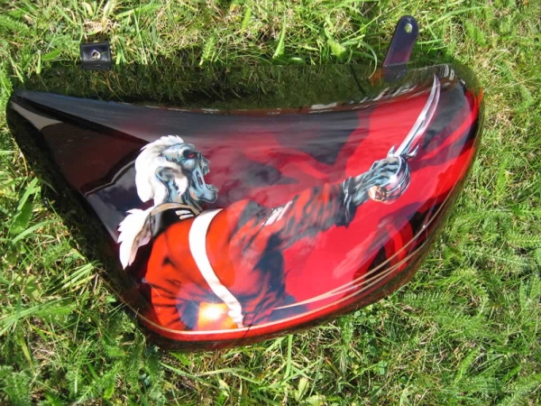 Redcoat Rocket - Airbrush on HD by Hairy Designson 