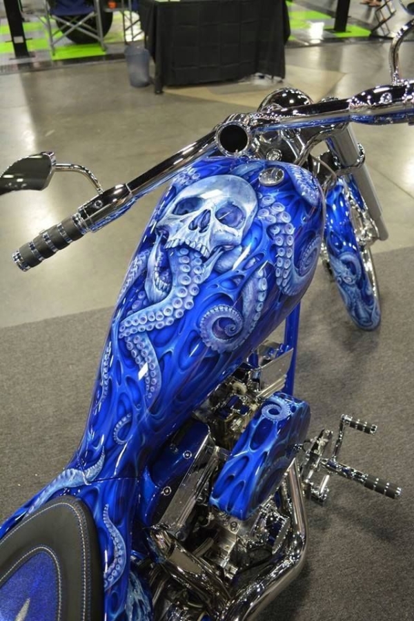 Kustom bike, Airbrush Design