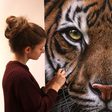 Realistische Kunst und Airbrushdesign | Portraits , Melina Wuggonig | Kärnten - Favorite Art