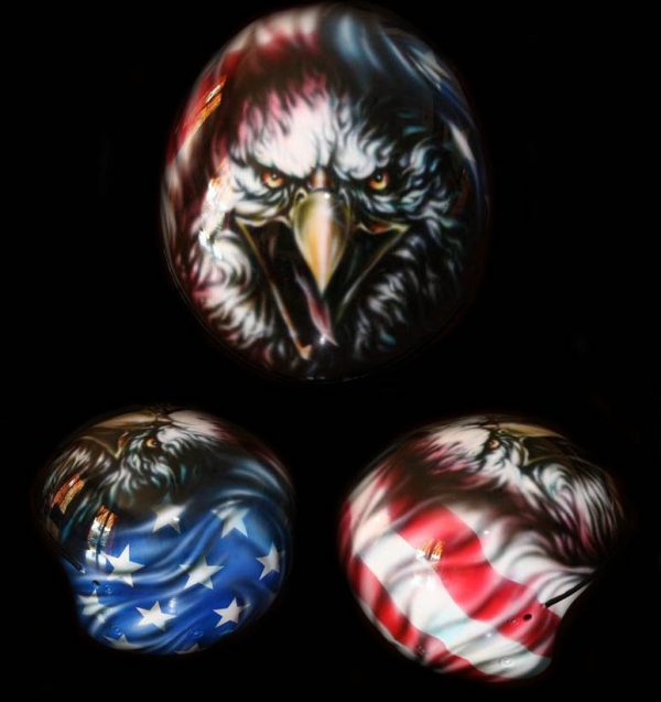 american eagle - Helmets Airbrush