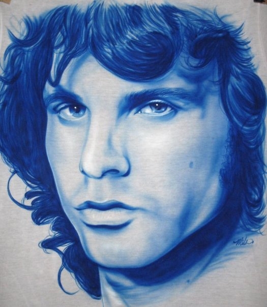 Jim morrison on a t-shirt - My Paintings