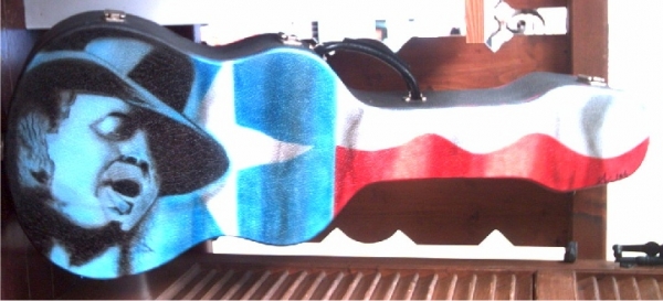 an old guitar case i have painted