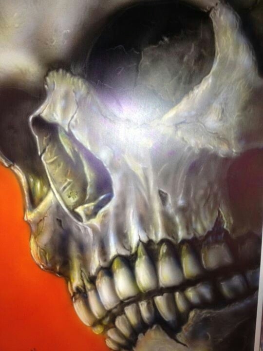 Airbrush Skull - Kustom Airbrush