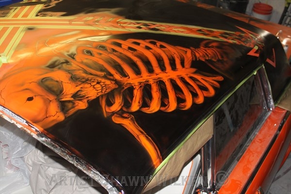 Shawn Wilken | Art on Everything - airbrushed continental