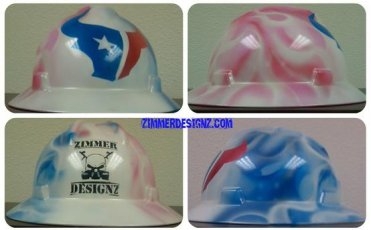 Airbrush hard hats and helmets Houston Texas - Airbrush Houston