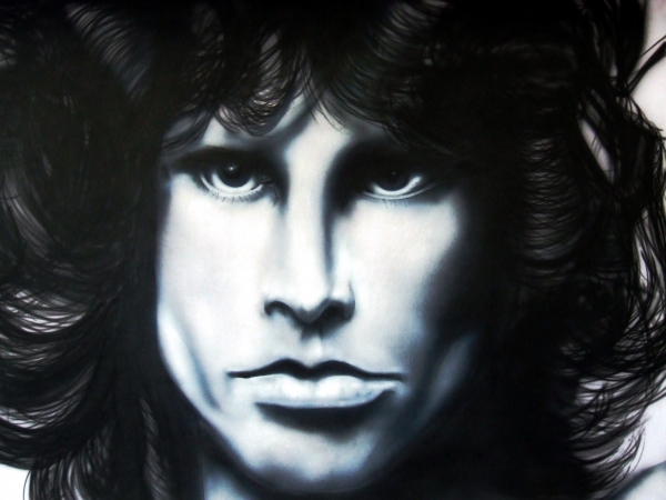 Jim Morrison
Acrilyc on cardboard