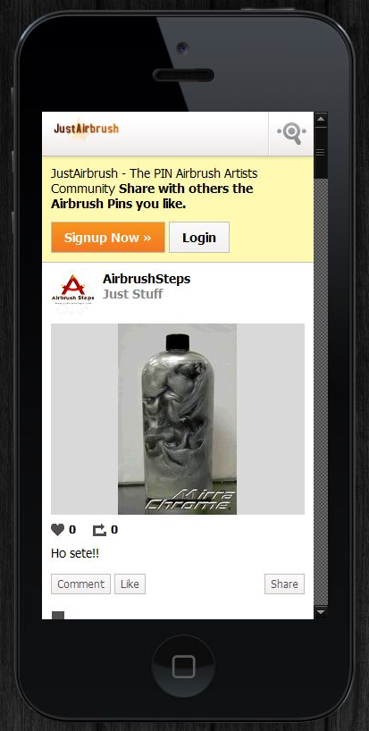 #JustAirbrush #MOBILE!
Try and Enjoy JustAirbrush.com everywhere! ;D - My Designs