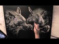 ▶ Striped Hyenas - Airbrushing - Super! - Airbrush Step by Step