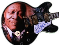 $14400.00 BB King Autographed Signed Gibson Lucille Best Airbrush Guitar - Top Airbrush Artwork on the Web