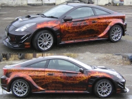 Fire Tuning car - Airbrush Artwoks