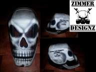 Welding helmet Skull - My Designs