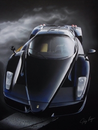 Ferarri Enzo Airbrush Art by TonyRegan - Favorite Art