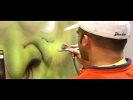 Steve Nunez airbrushes a "Warcraft Orc" with Alsa Corp Paint - YouTube - Airbrush Videos