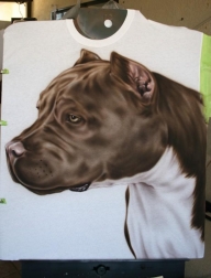 airbrushed pits - Pitbulls - Photorealism