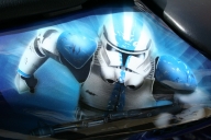 ER Waterlooville Classic Car Star Wars Airbrush Characters - Kustom Airbrush