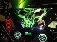 Green beach buggy | Airbrush Art | Professional Air Brush Artist in Perth, WA - Airbrush Artwoks