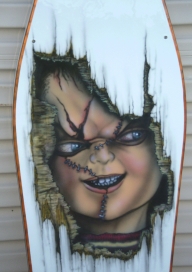 "Chucky"  table - CLOSE UP - Kustom Airbrush