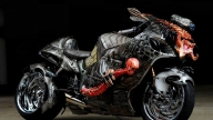 Design Hand Airbrush Skull Sportbike - Photorealism