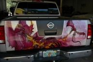 Airbrush Custom dragons | David Webster - Airbrush Artwoks