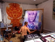 Live painting, Goldcoast Festival 2004 - Favorite Art