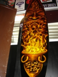 SURF CITY TIKI FLAME by FENO  - Kustom Airbrush