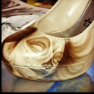 Kustom Airbrush on shoes - Kustom Airbrush