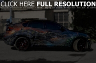BMW X6M Hamman Car Airbrush - Airbrush Art