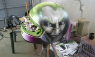 Joker Helmet - Airbrush Artwoks