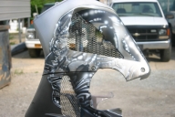 Silver Surfer Bike - Airbrush Artwoks