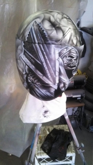 Silent Hill Helmet - Airbrush Artwoks