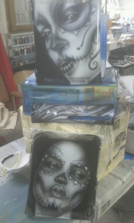 Custom Painted XBOX 360 covers  - Airbrush Artwoks