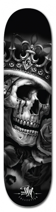 Skateboard airbrush skull - Airbrush Artwoks